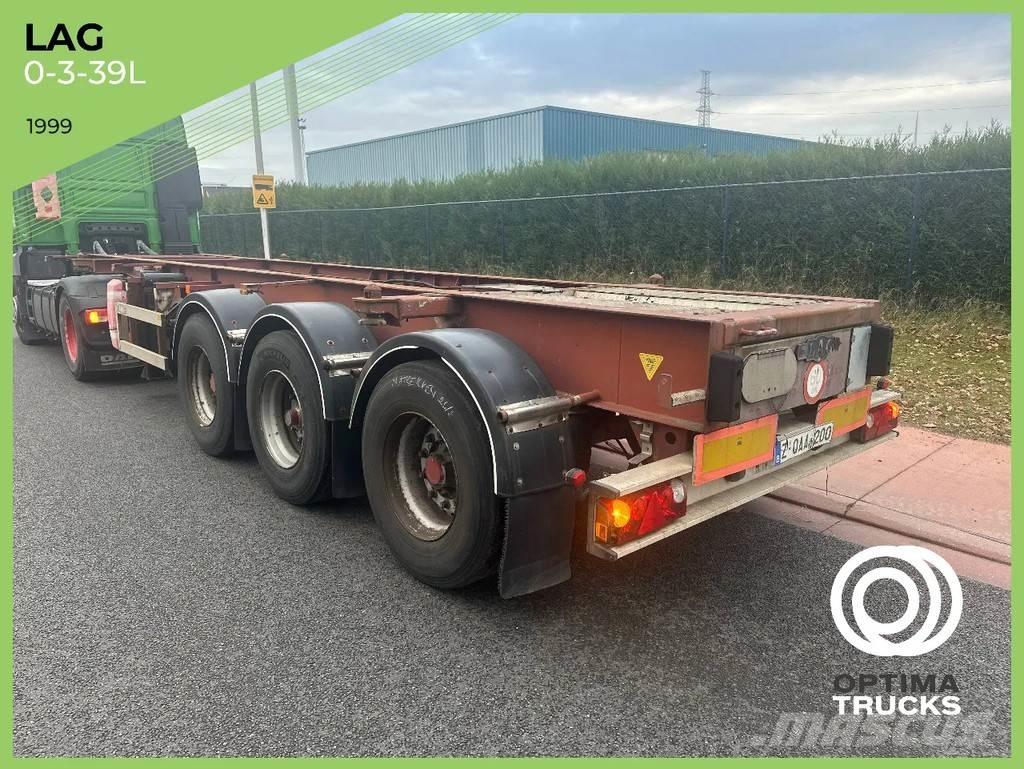 LAG 0-3-39L Containertrailer