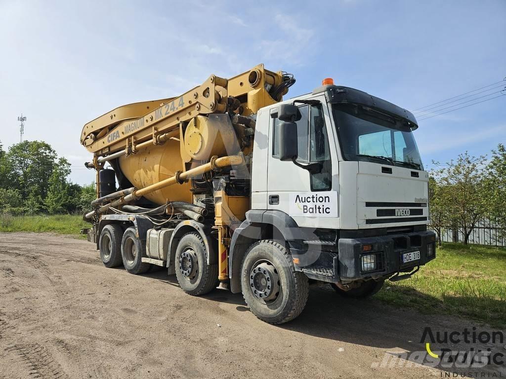 Iveco Magirus Lastbilar med betongpump