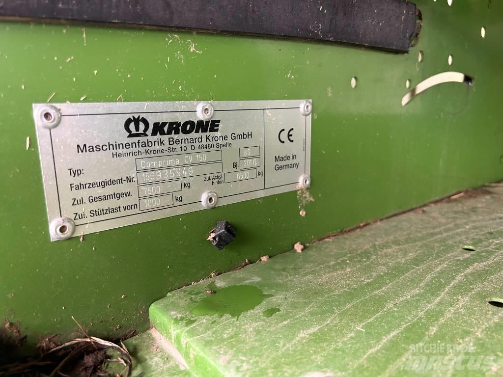 Krone CV150XC Rundbalspressar