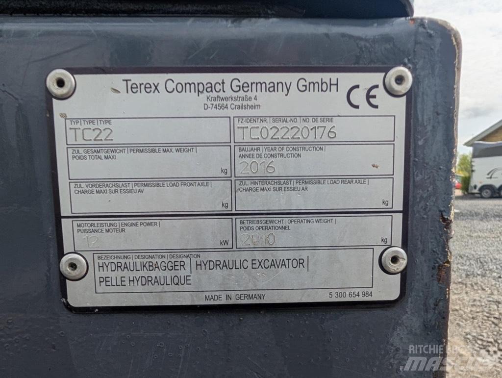 Terex TC 22-2 Bandgrävare