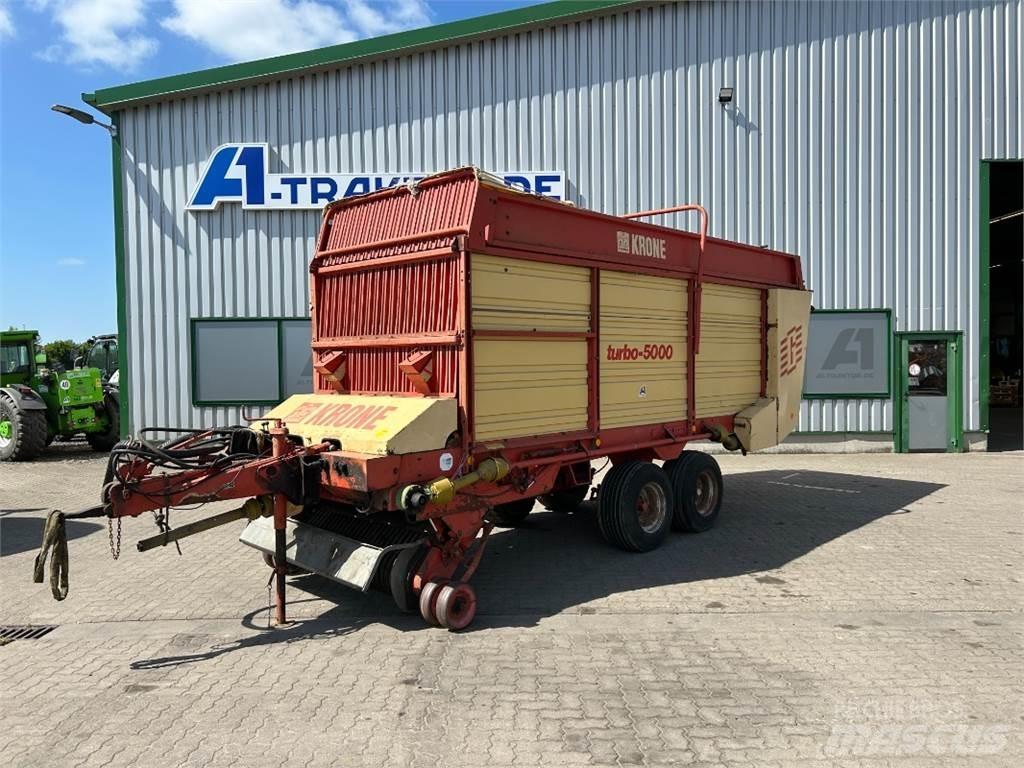 Krone Turbo 5000 T Hackvagn / Självlastarvagn
