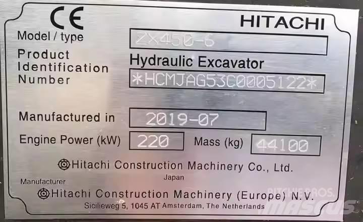 Hitachi ZX450H Bandgrävare