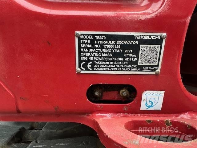 Takeuchi TB 370 Midigrävmaskiner 7t - 12t