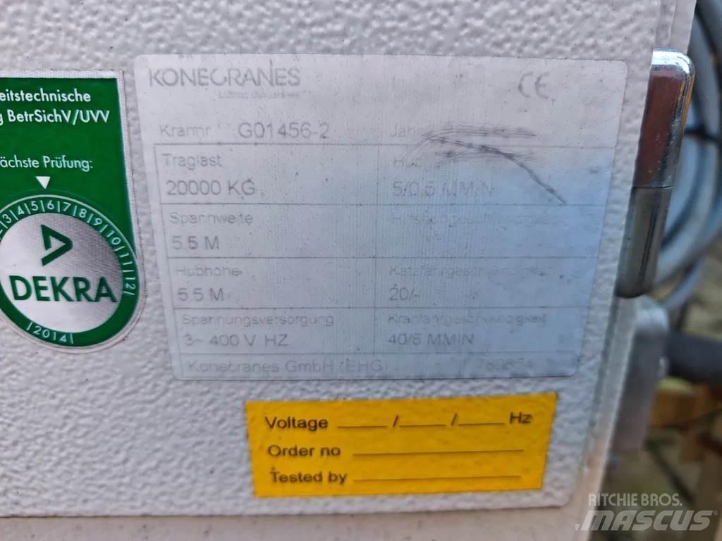 Konecranes 20 Ton Travers- och bockkranar