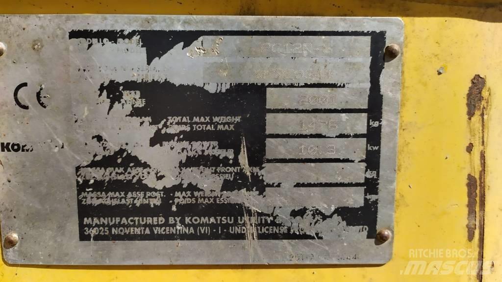 Komatsu PC 12 R-8 Minigrävare < 7t