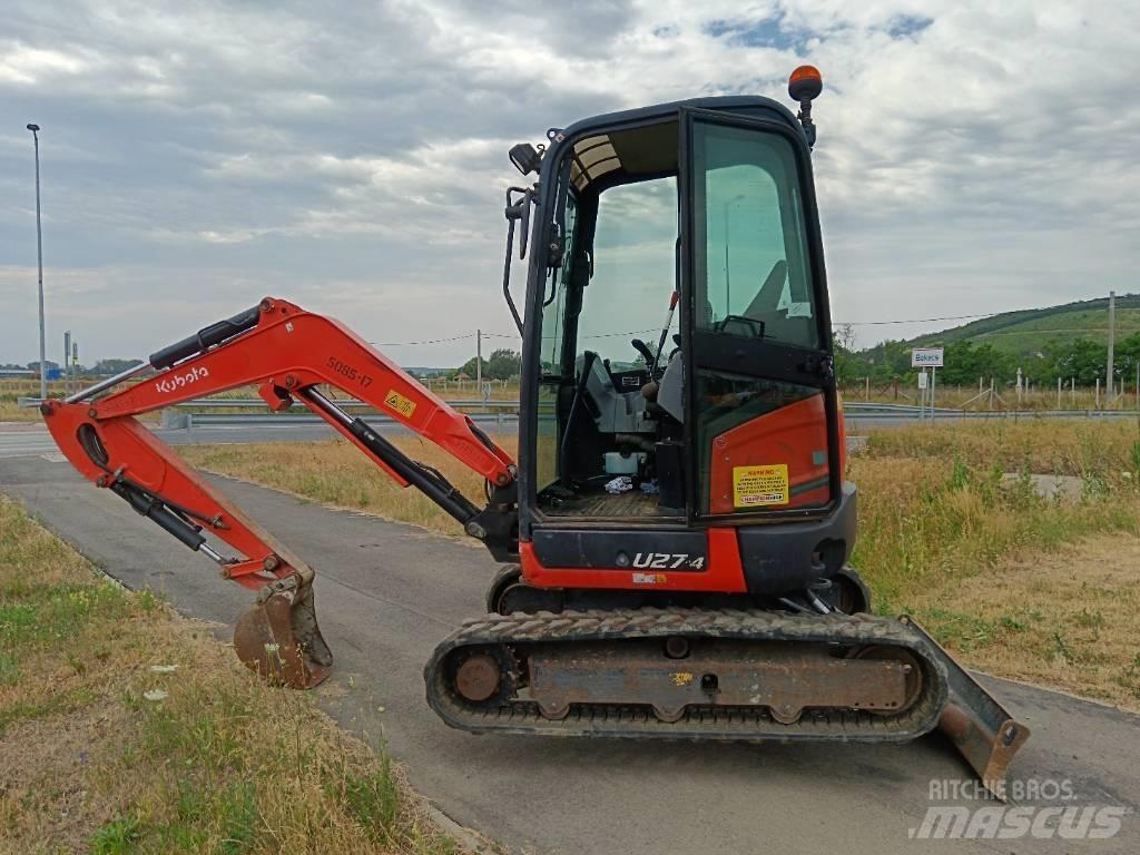 Kubota U 27-4 Minigrävare < 7t