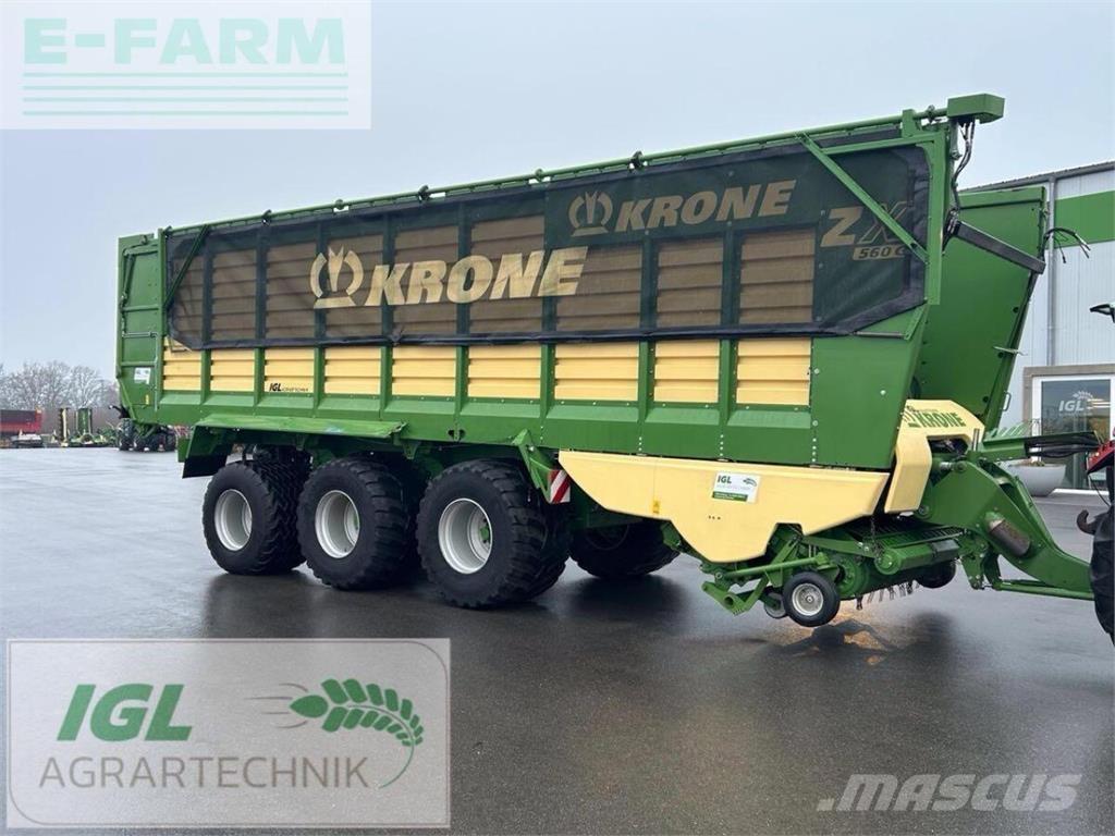 Krone zx 560 gl Spannmålsvagnar