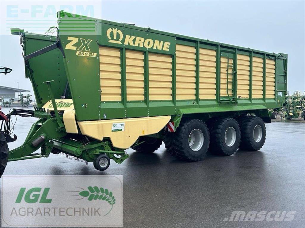 Krone zx 560 gl Spannmålsvagnar