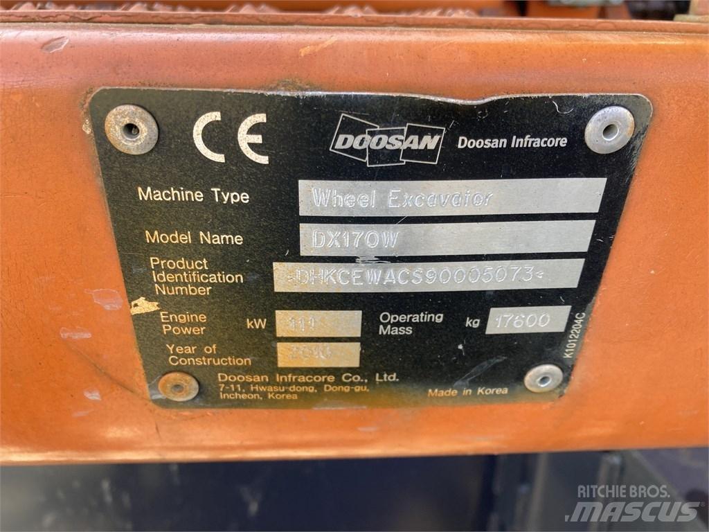 Doosan DX 170 W Hjulgrävare