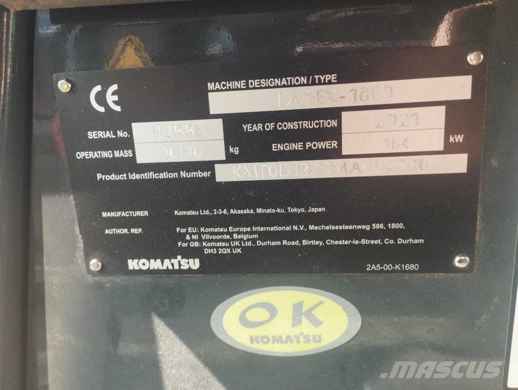 Komatsu D 65 EX-18 Bandschaktare