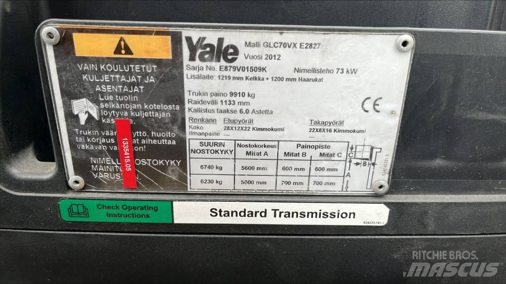 Yale GLP 70 GC Gasolmotviktstruckar