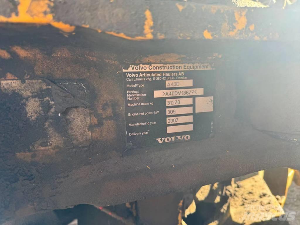 Volvo A 40 D Midjestyrd dumper