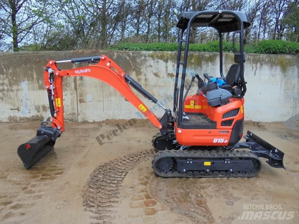Kubota U 15-3 Minigrävare < 7t