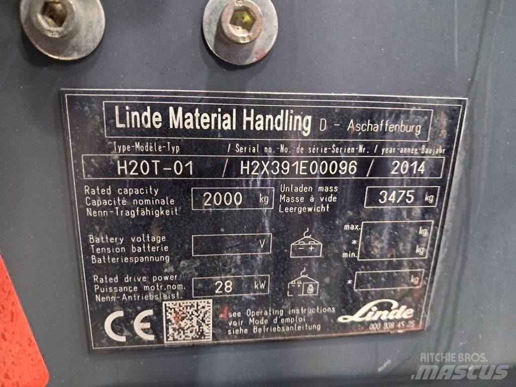 Linde H20T-01 Gasolmotviktstruckar