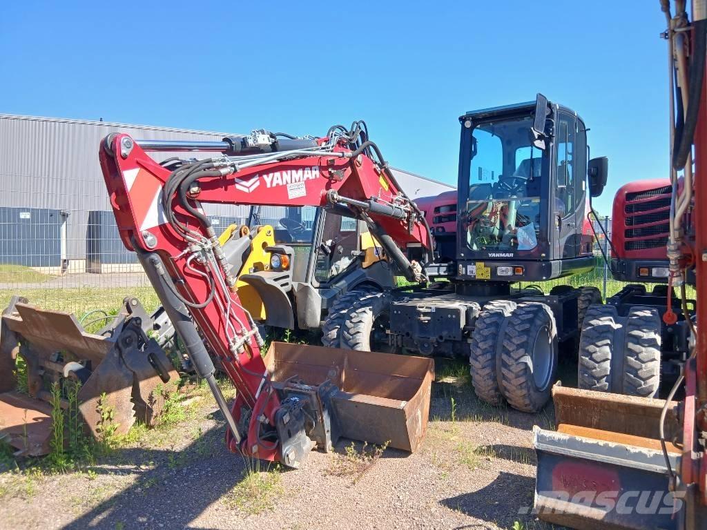 Yanmar B 75 W Hjulgrävare