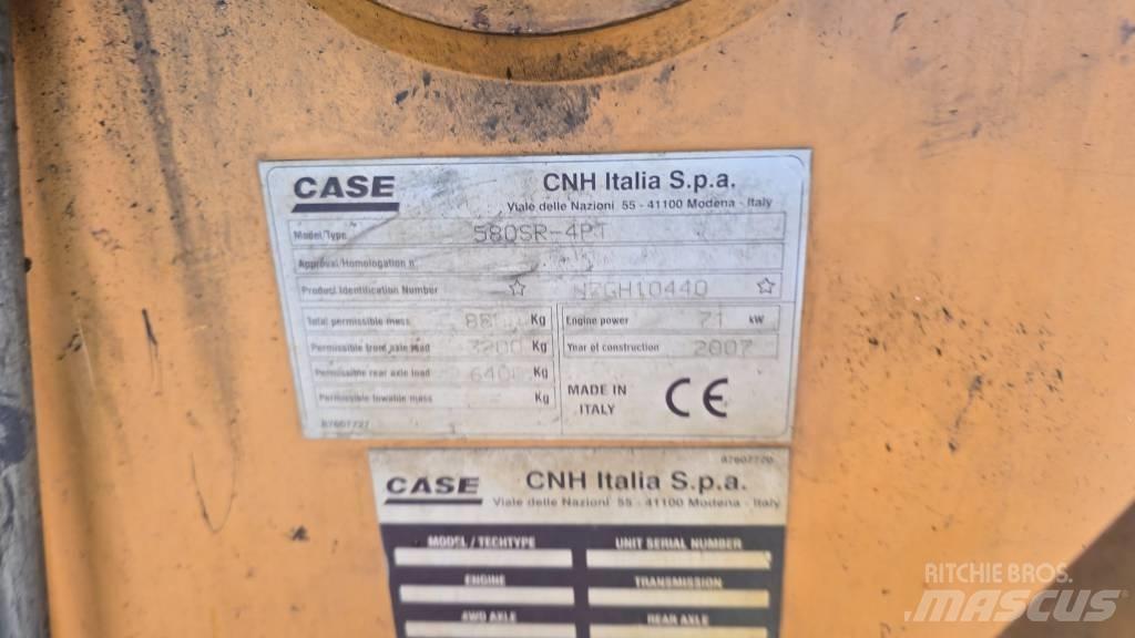 CASE 580 SR Grävlastare