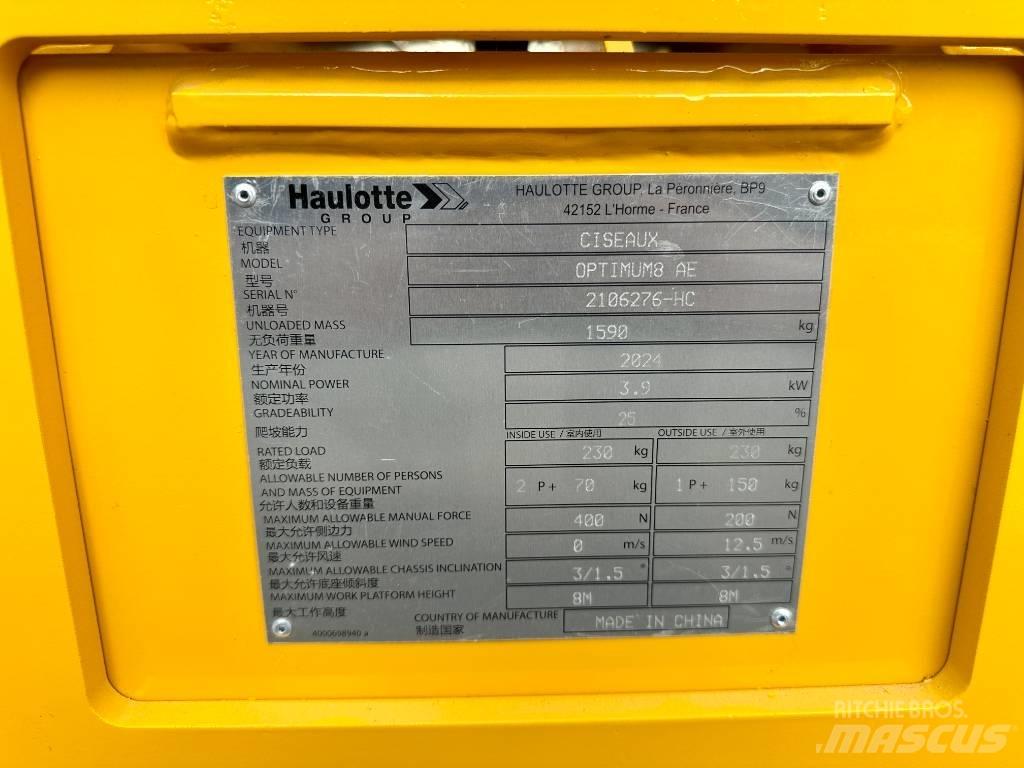 Haulotte OPTIMUM 8 Saxliftar