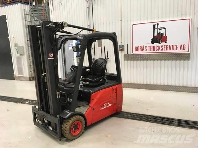 Linde E 16 H - 01 Elmotviktstruckar