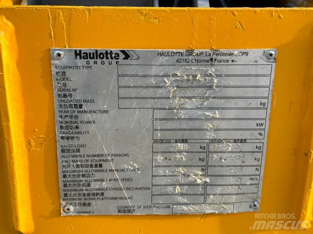 Haulotte OPTIMUM 8 Saxliftar