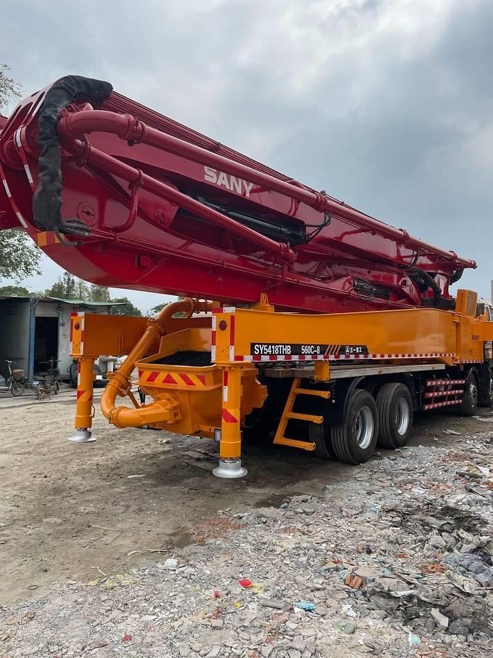 Sany 56m Lastbilar med betongpump