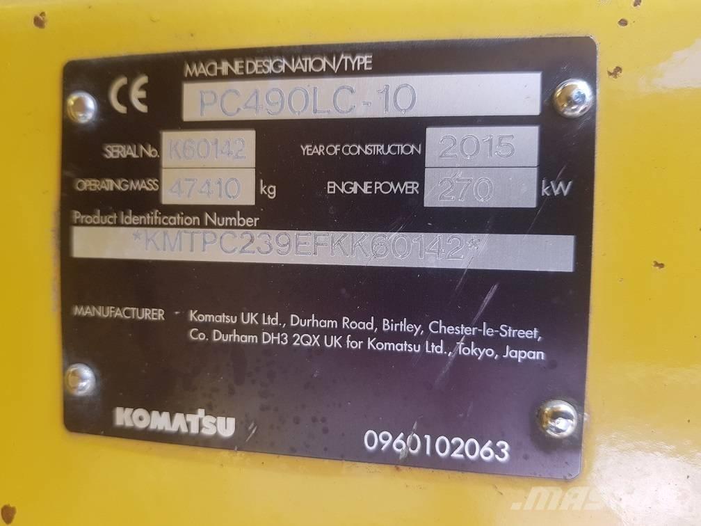 Komatsu PC 490 LC-10 Bandgrävare