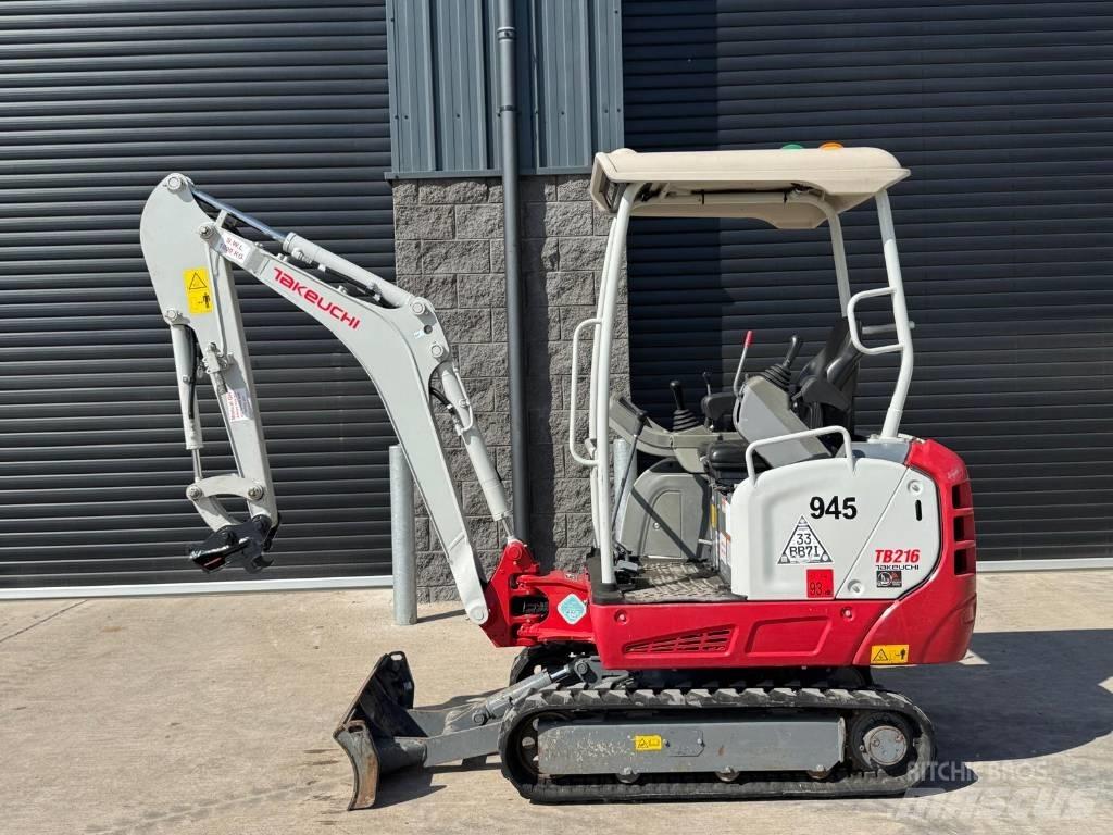 Takeuchi TB 216 Minigrävare < 7t