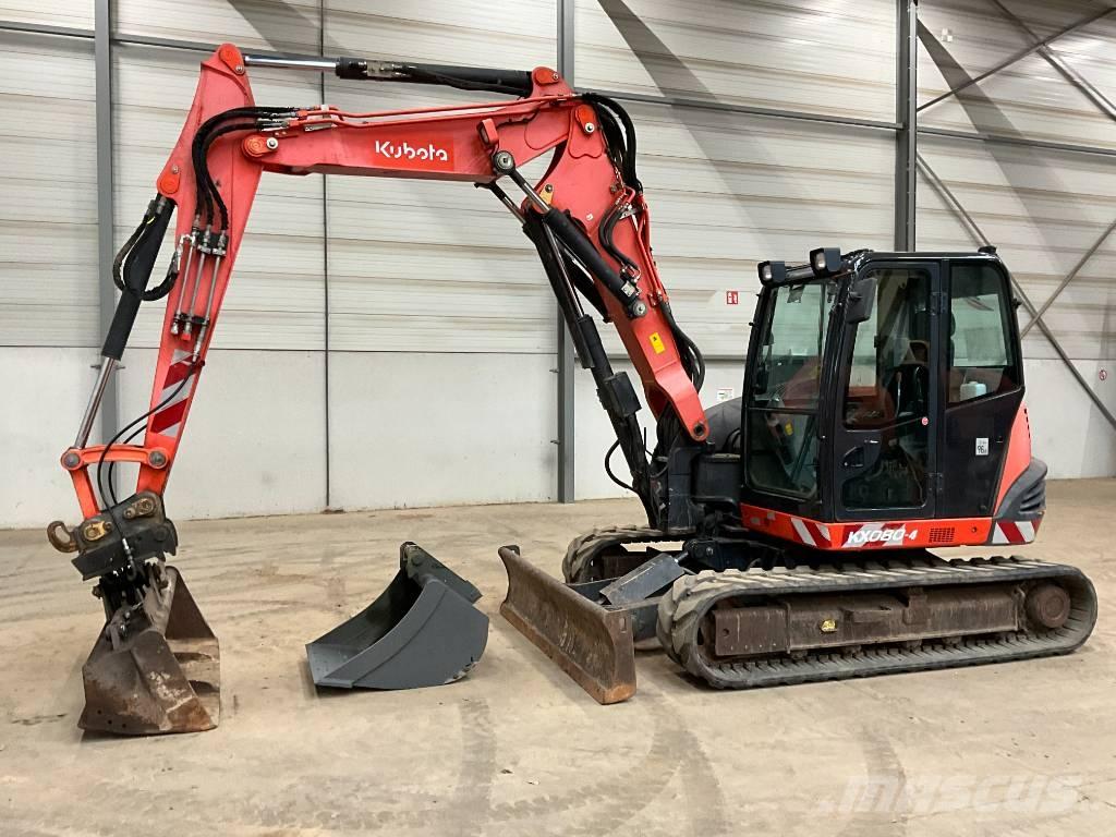 Kubota KX 080-4 Midigrävmaskiner 7t - 12t