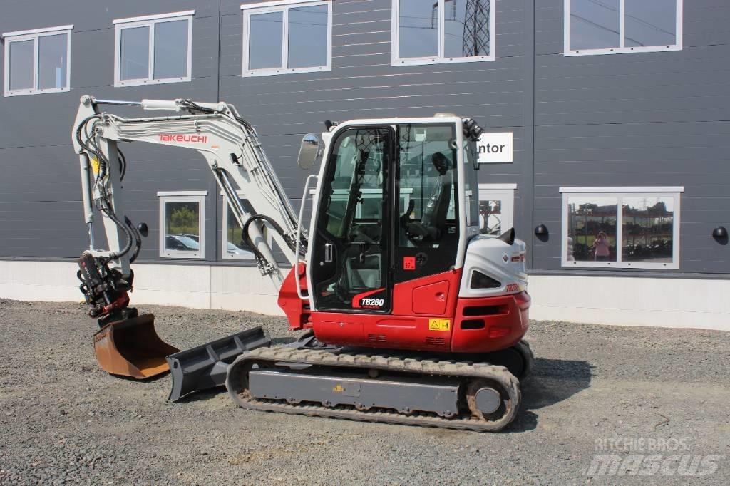 Takeuchi TB 260 Minigrävare < 7t