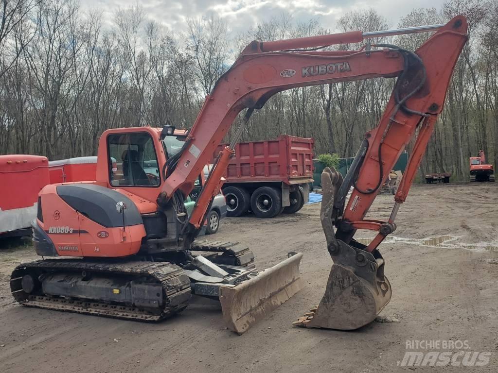 Kubota KX080-3 Bandgrävare