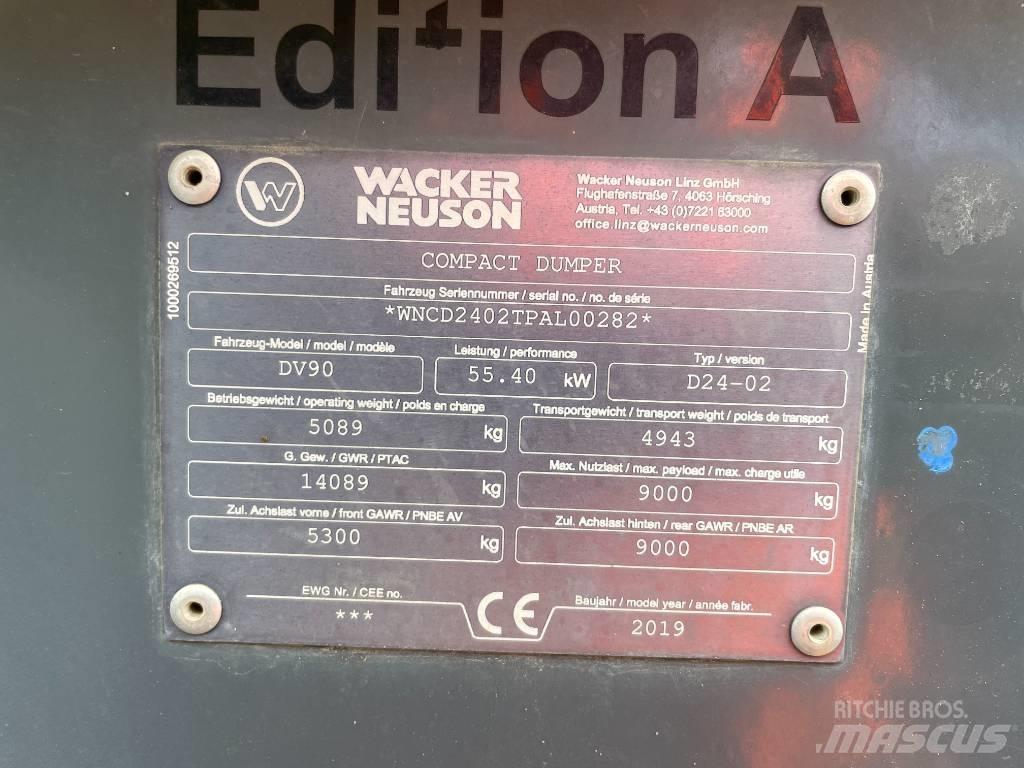 Wacker Neuson DV 90 Minidumprar
