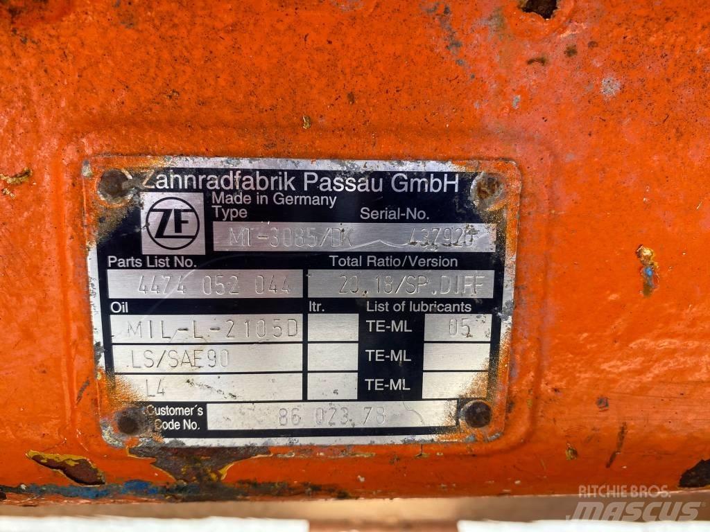 ZF MT-3085/DK Hjulaxlar