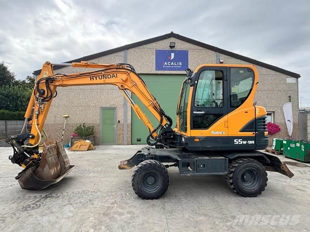 Hyundai R55W-9A Hjulgrävare