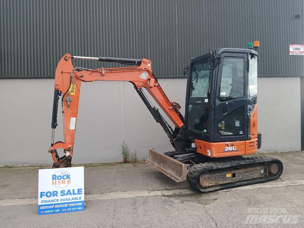 Hitachi ZX 26 U-6 Minigrävare < 7t