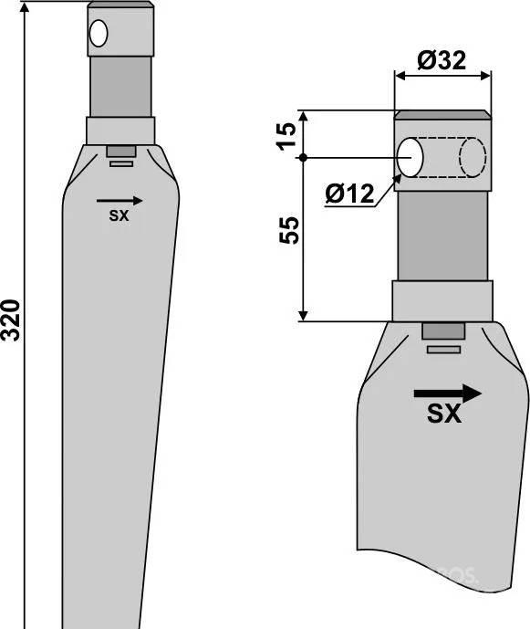 Niemeyer KE tines Chassi och upphängning