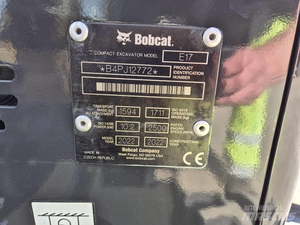Bobcat E 17 Minigrävare < 7t