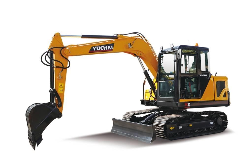 Yuchai YC80 PREMIUM Bandgrävare