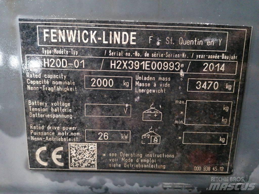 Linde H20D-01 Dieselmotviktstruckar