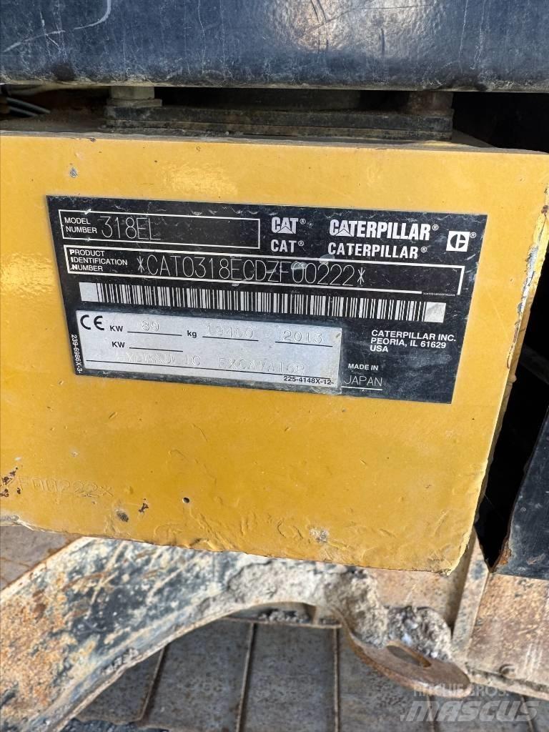 CAT 318 E L Bandgrävare