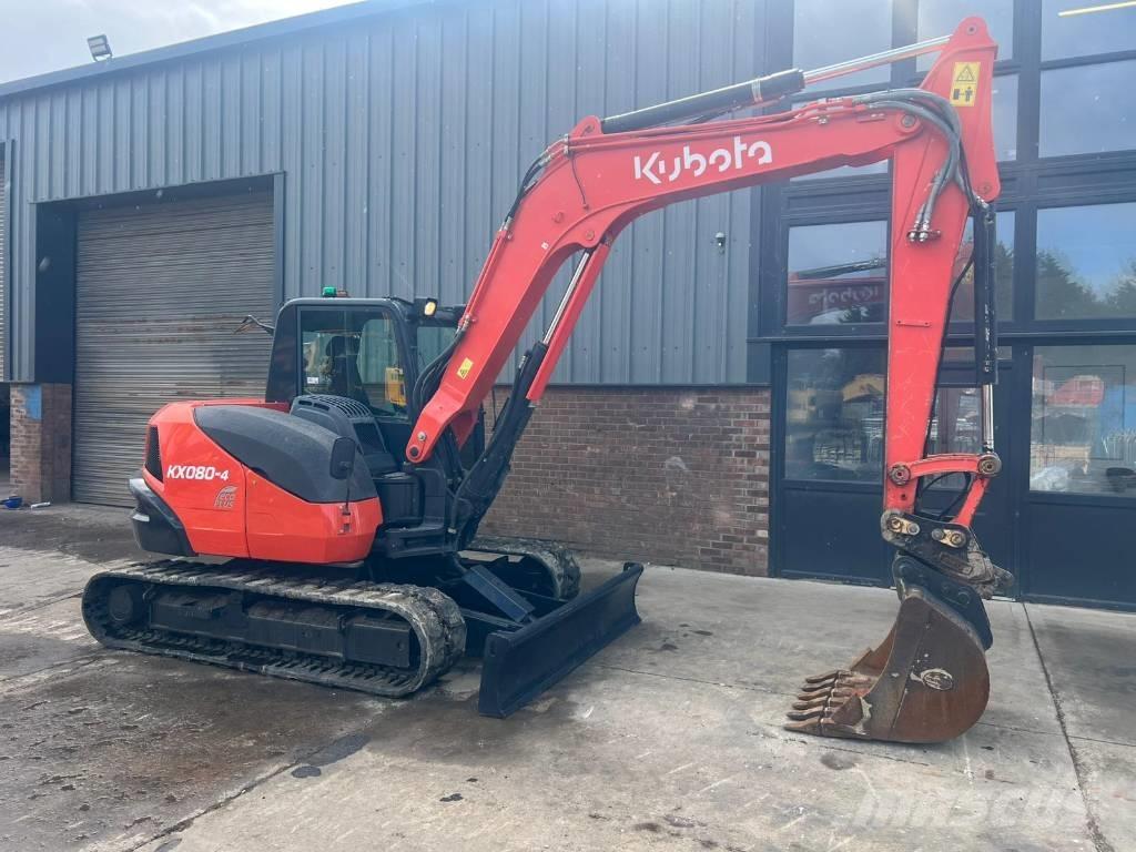 Kubota KX 080-4 Minigrävare < 7t