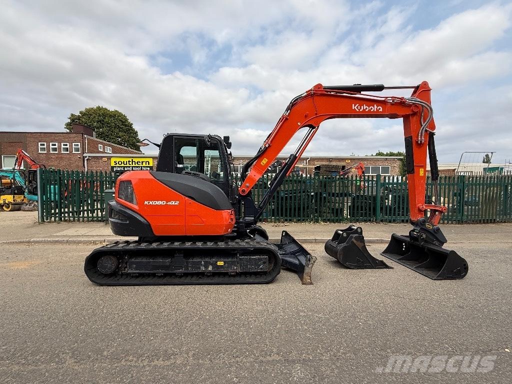 Kubota KX 080-4 Midigrävmaskiner 7t - 12t