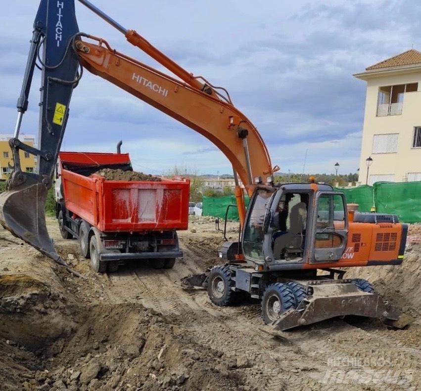 Hitachi ZX 210 W Hjulgrävare