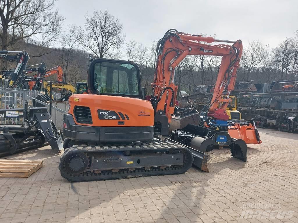 Doosan DX 85 R-3 Midigrävmaskiner 7t - 12t
