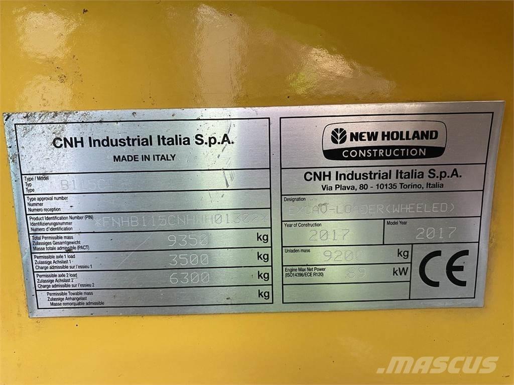 New Holland LB115 Grävlastare
