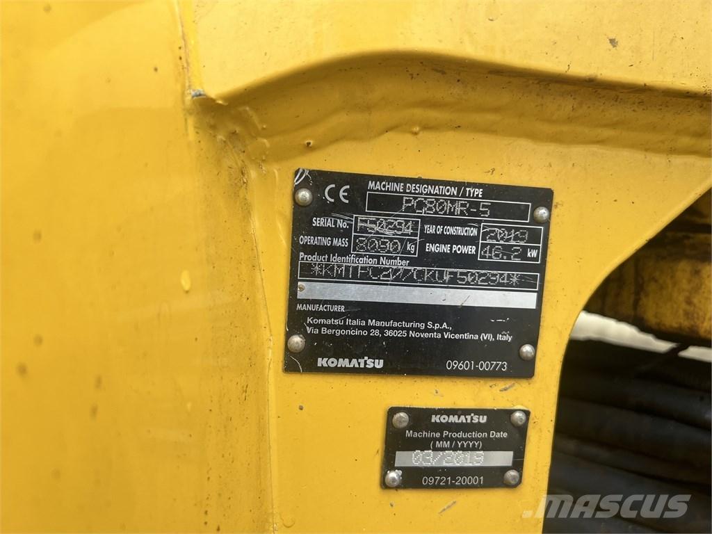 Komatsu PC 80 MR Midigrävmaskiner 7t - 12t