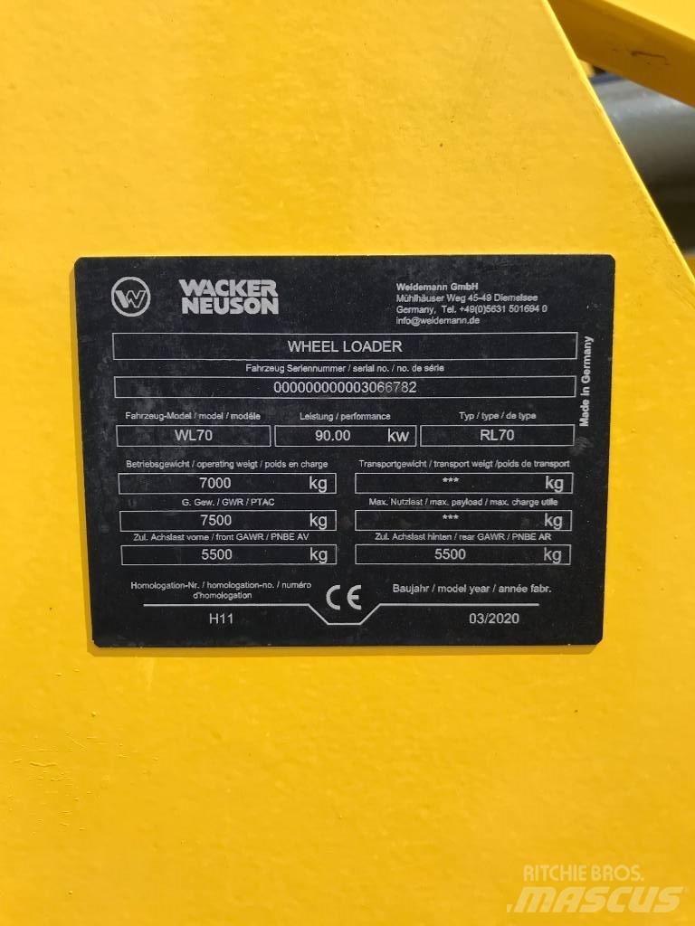 Wacker Neuson WL70 Hjullastare