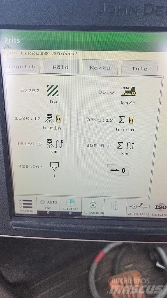 John Deere 962 i Dragna sprutor