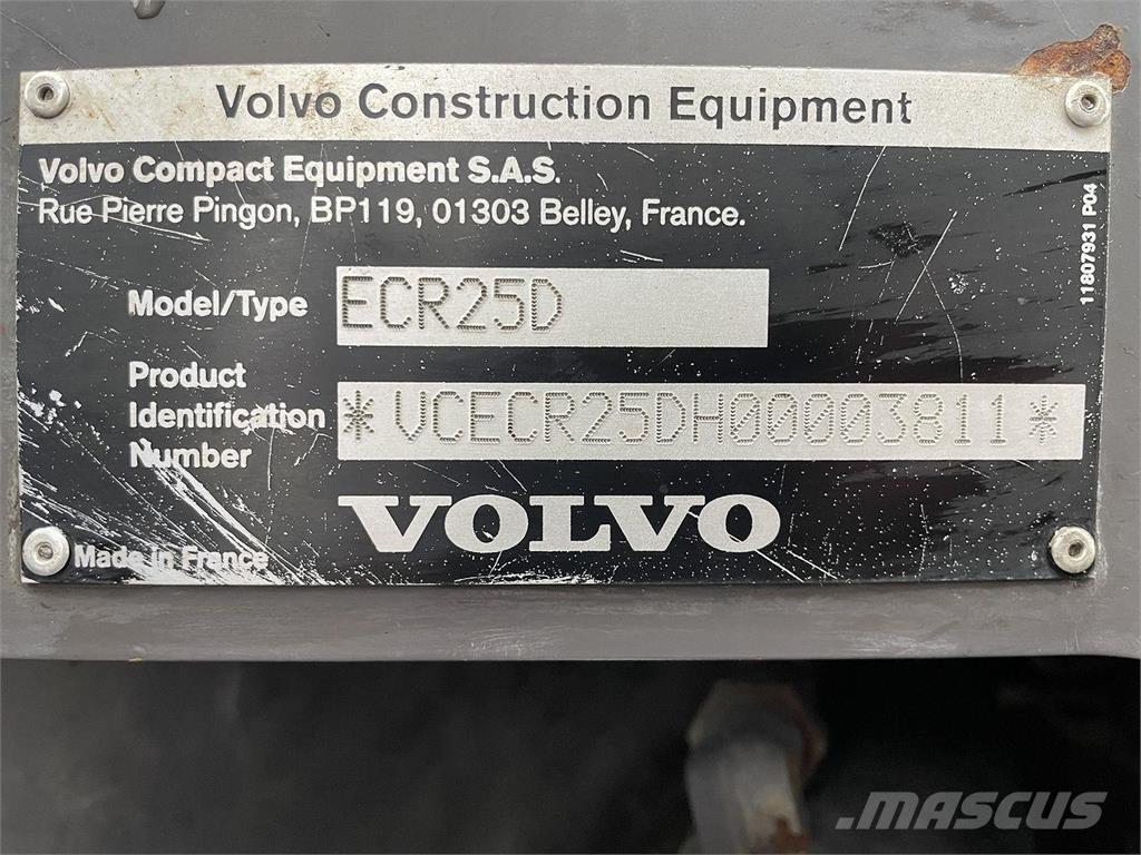 Volvo ECR25 Hjulgrävare