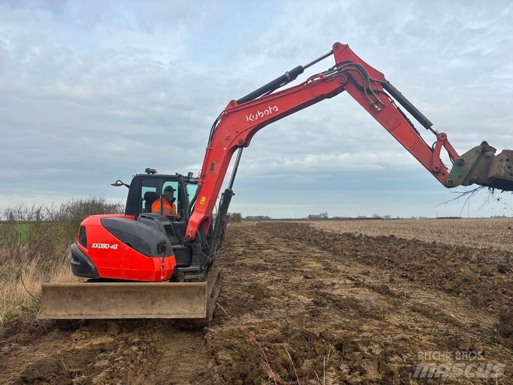 Kubota KX 80-4 Midigrävmaskiner 7t - 12t