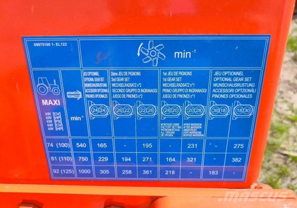 Kuhn EL 122-250 Såbäddsharvar och rototillers