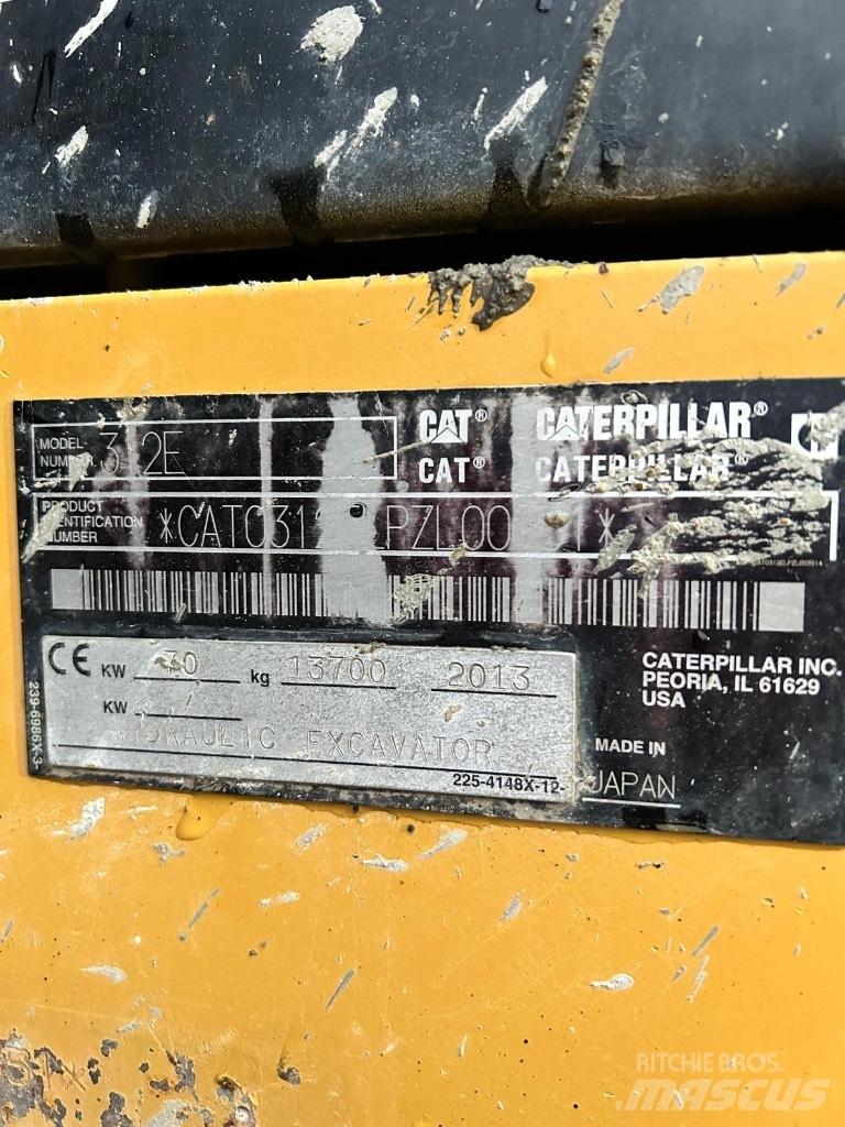CAT 312 E Bandgrävare